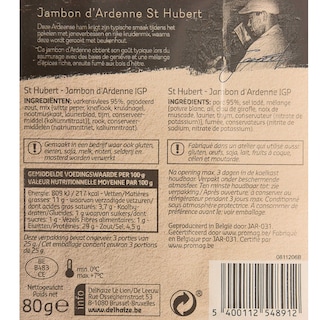 Taste of Inspirations | Delhaize | Jambon | Ardennes 80 gr