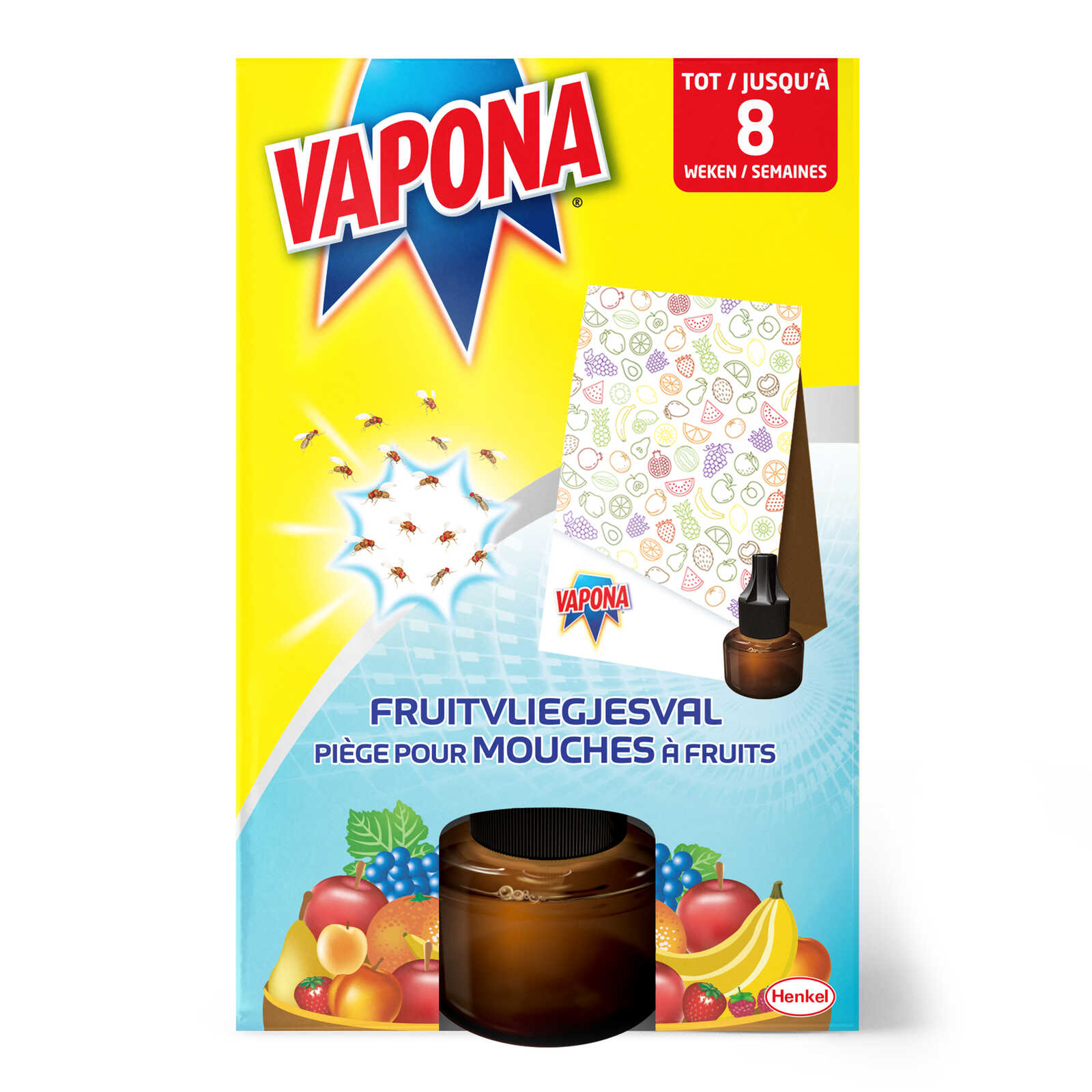 Vapona FIK Piège Mouches à Fruits 40ml 4 cl Delhaize