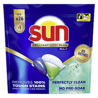 Sun | 26 Capsules lave-vaiss | Brilliant Shine + 
