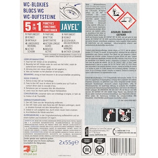 Delhaize | WC Blok | Power | 5 Druppels | Javel | Duo 