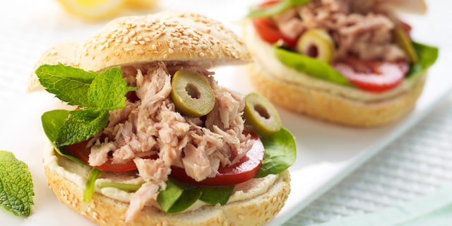 Broodjes met tonijn op Libanese wijze