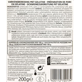 Delhaize | Tête pressée | Tranches 
