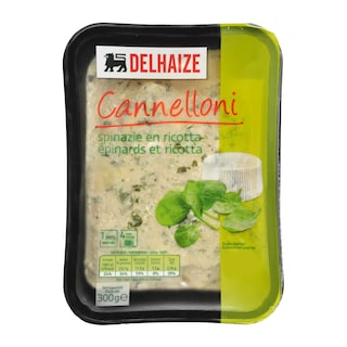 Delhaize | CANNELLONI RICOTTA EPINARD 