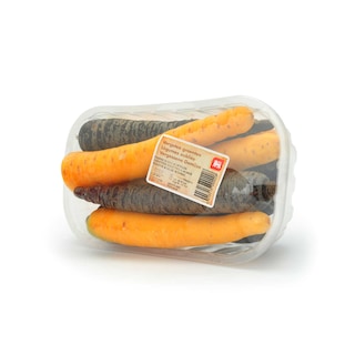 Delhaize | Carottes | Jaune-Mauve 