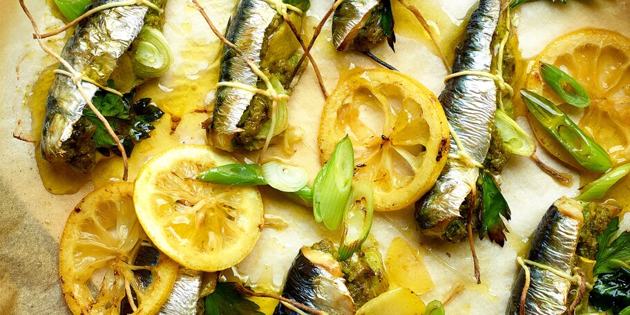 Gevulde vis met chermoula