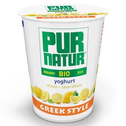 Yaourt | Citron | Greek style | Eco| Bio