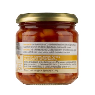 Delhaize | Bonen | Witte | Tomatensaus 