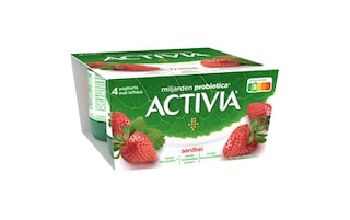 Activia | Yaourt | Fraise | Bifidus | Probiotiques 4 x 125 gr