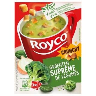 Royco | Soep | Groentensupreme | Crunchy 3 x 15,9 gr