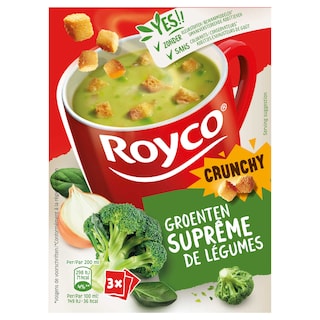 Royco | Soupe | Suprême de légumes | Crunchy 