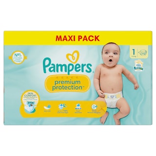 Pampers | Premium Protection | Langes | Taille 1 | Maxi Pack 