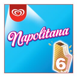 Ijs | Napolitana | Choc, van, aardb