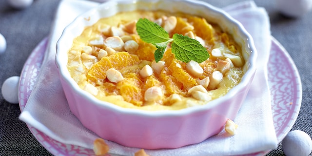 Gratins d’oranges aux amandes
