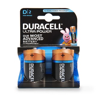Duracell | Batterijen | Ultra power | Alkaline | D 