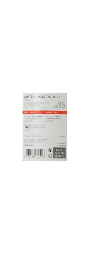 France - Bordeaux | Château Jard Thibault 15 Rouge 