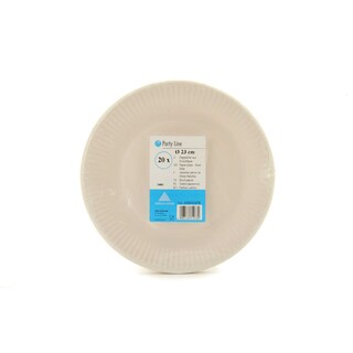 * | Assiettes rond en carton | 23cm 