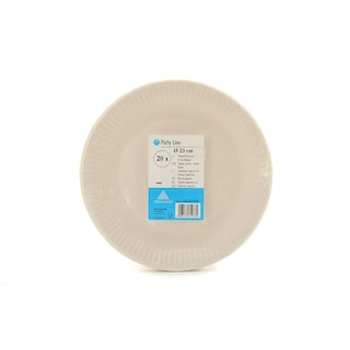 * | Assiettes rond en carton | 23cm 