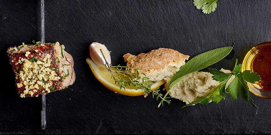 Brochettes van rumsteak met gremolata