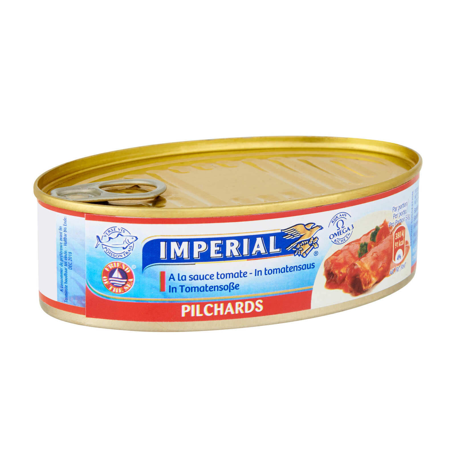 Imperial Pilchards Sauce tomate 230 gr Delhaize