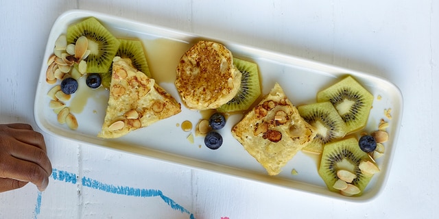 Verloren brood met plantaardige melk