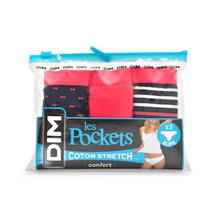 Dim | Slips Pocket Coton | pretty | 36/38 
