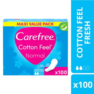 Carefree | 100ct | Cotton feel | Normal 