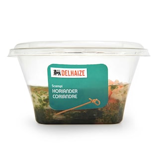 Delhaize | Tapas scampi koriander 
