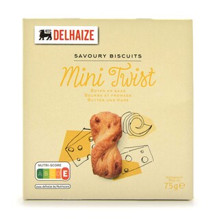 Delhaize | Twists | Mini | Beurre-Fromage 75 gr