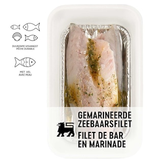 Delhaize | Zeebaarsfilet | Gemarineerd 