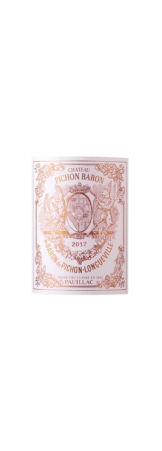 France - Frankrijk | Bordeaux - Pauillac 2GCC | Château Pichon Longueville Baron 2017 | Houten kist 