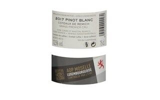 Luxembourg - Luxemburg | Moselle | Pinot Blanc G.P.C Coteaux de Remich 2017 