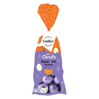 Galler | oeufs de Pâques | Blanc Praliné | FT 