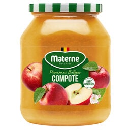 Materne | Compote | Pommes | Morceaux | Bocal 850 gr