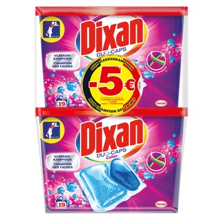 Dixan | Lessive | Duocaps | Couleur | Duo | Bon €5 