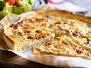 Quiche met venkel en roquefort