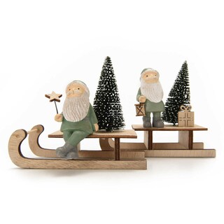 Delhaize | Kerstman met slee 