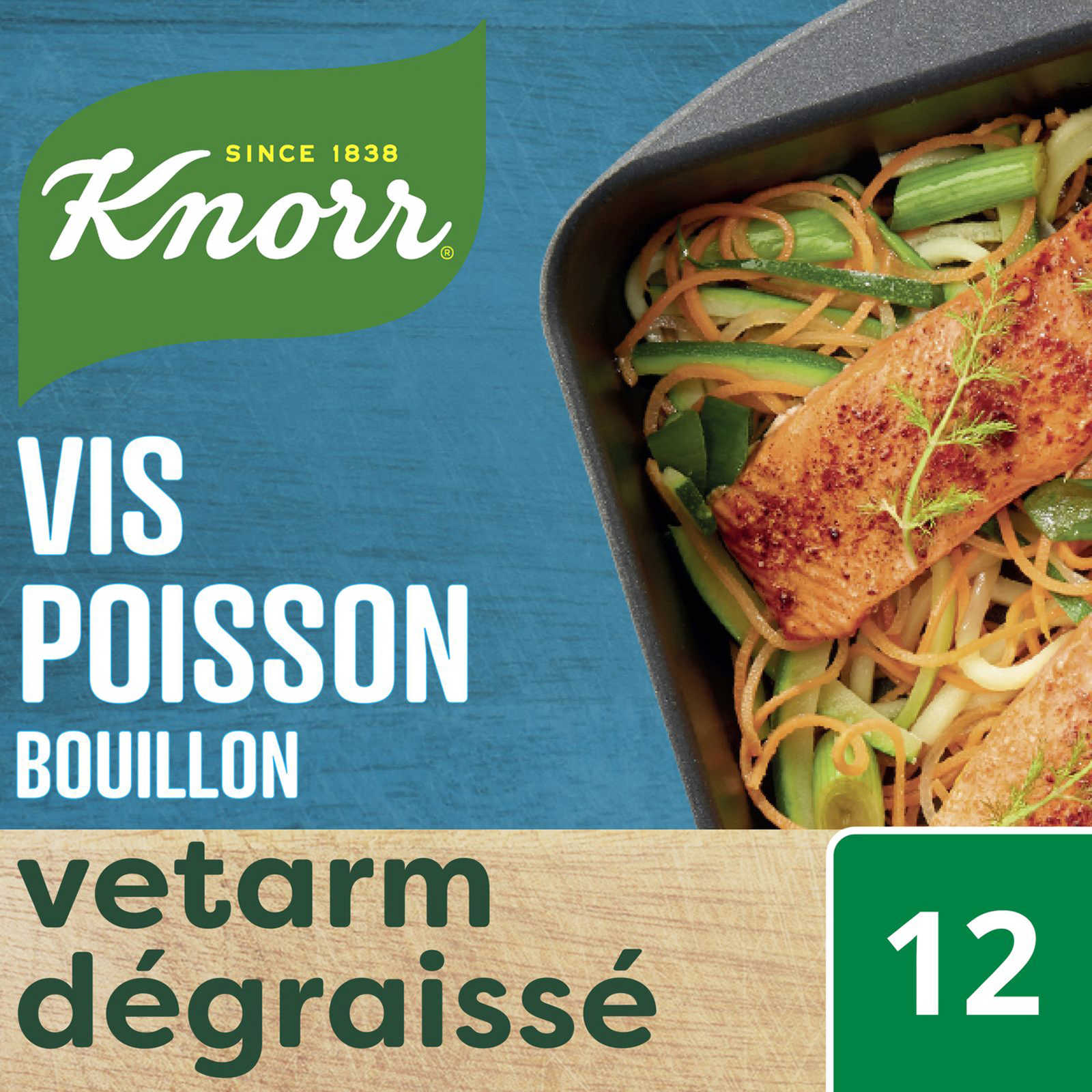 Knorr Finesse Bouillon | Vis | 12 Bouillonblokjes