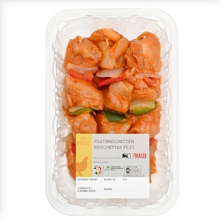 Delhaize | Brochette | Kip | Gemarineerd 