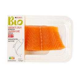 Delhaize | Bio | Filet de saumon | Fumé | Bio 