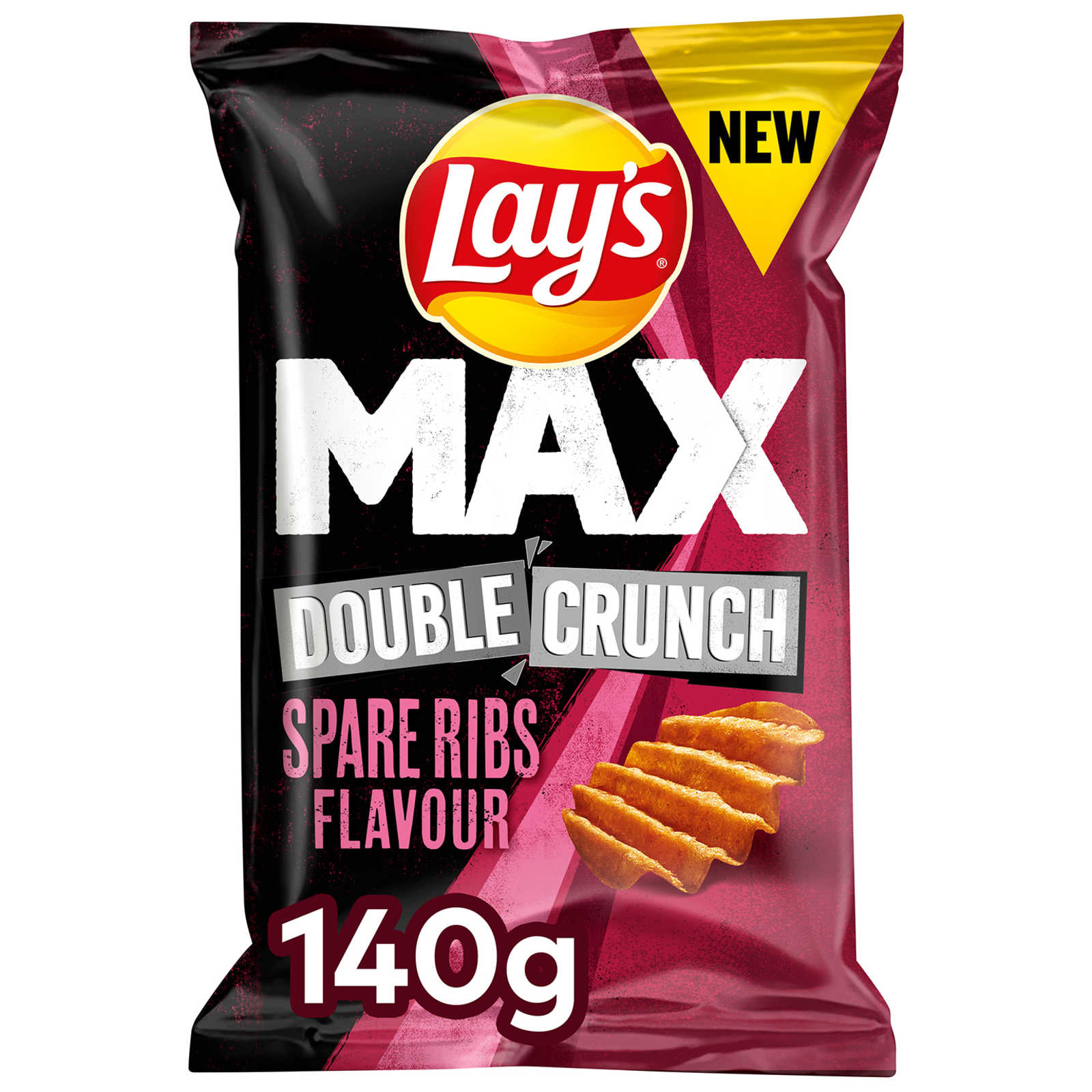 Lays Max Chips Goût Spare Ribs 140 Gr Delhaize