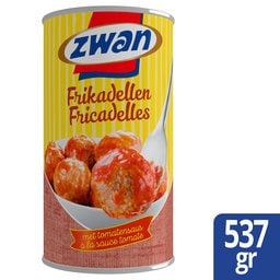 Zwan | Fricadelles |Fricadelles à la sauce tomate | Plat Préparé| Conserve | 537g