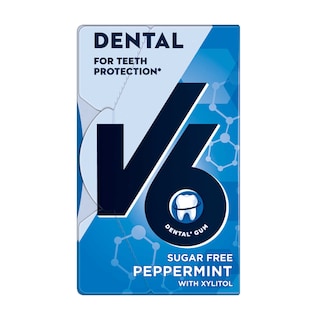 V6 | Chewing gum | Dental care | Fresh mint 