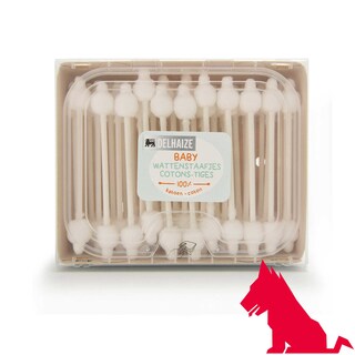 Delhaize | Wattenstaafjes | 100% Katoen 60 st