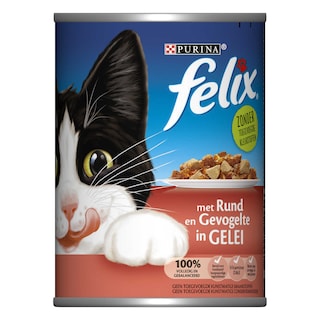 Felix | Aliment chat|Gelee|Boeuf-Volaille|5+1 gratuit 