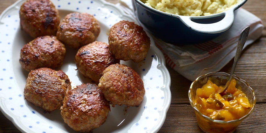 Burgers au fromage et stoemp aux chicons