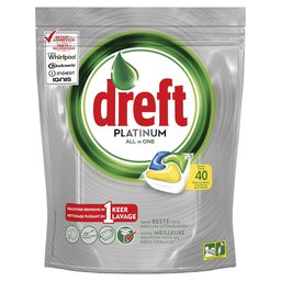 Dreft | Tablettes lave-vaisselle | Platinum | Citron 