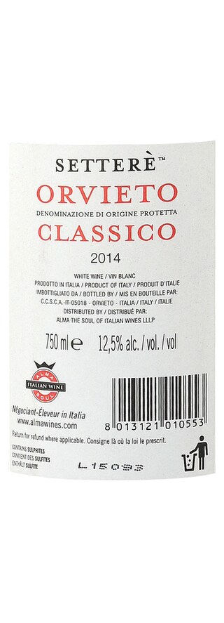 Italie - Italië | Umbria DOC | Pierleone Orvieto Classico 