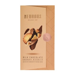 Neuhaus | Tablette | Chocolat au lait | Biscuits croustillants | Fairtrade 