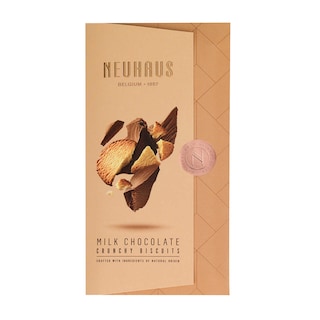 Neuhaus | Tablet | Melkchocolade | Krokante koekjes | Fairtrade 