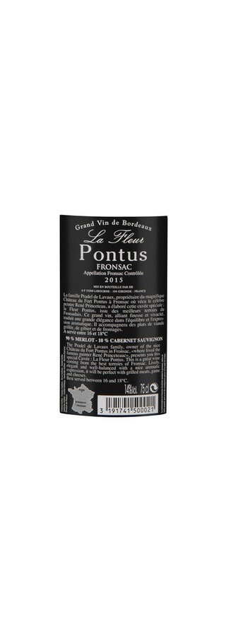 France - Frankrijk | Bordeaux - Fronsac | La Fleur Pontus 2015 Rood 